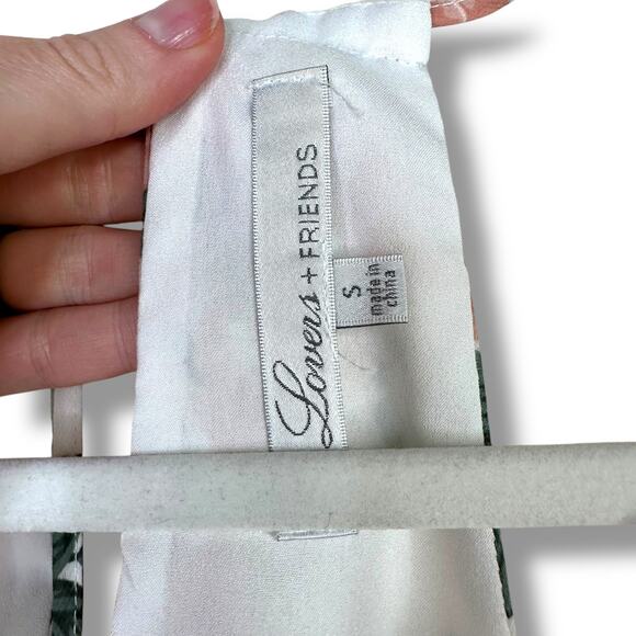 Lovers + Friends x Revolve NWOT Pink Floral Flutter Wrap Tie Mini Dress Small - Picture 8 of 9